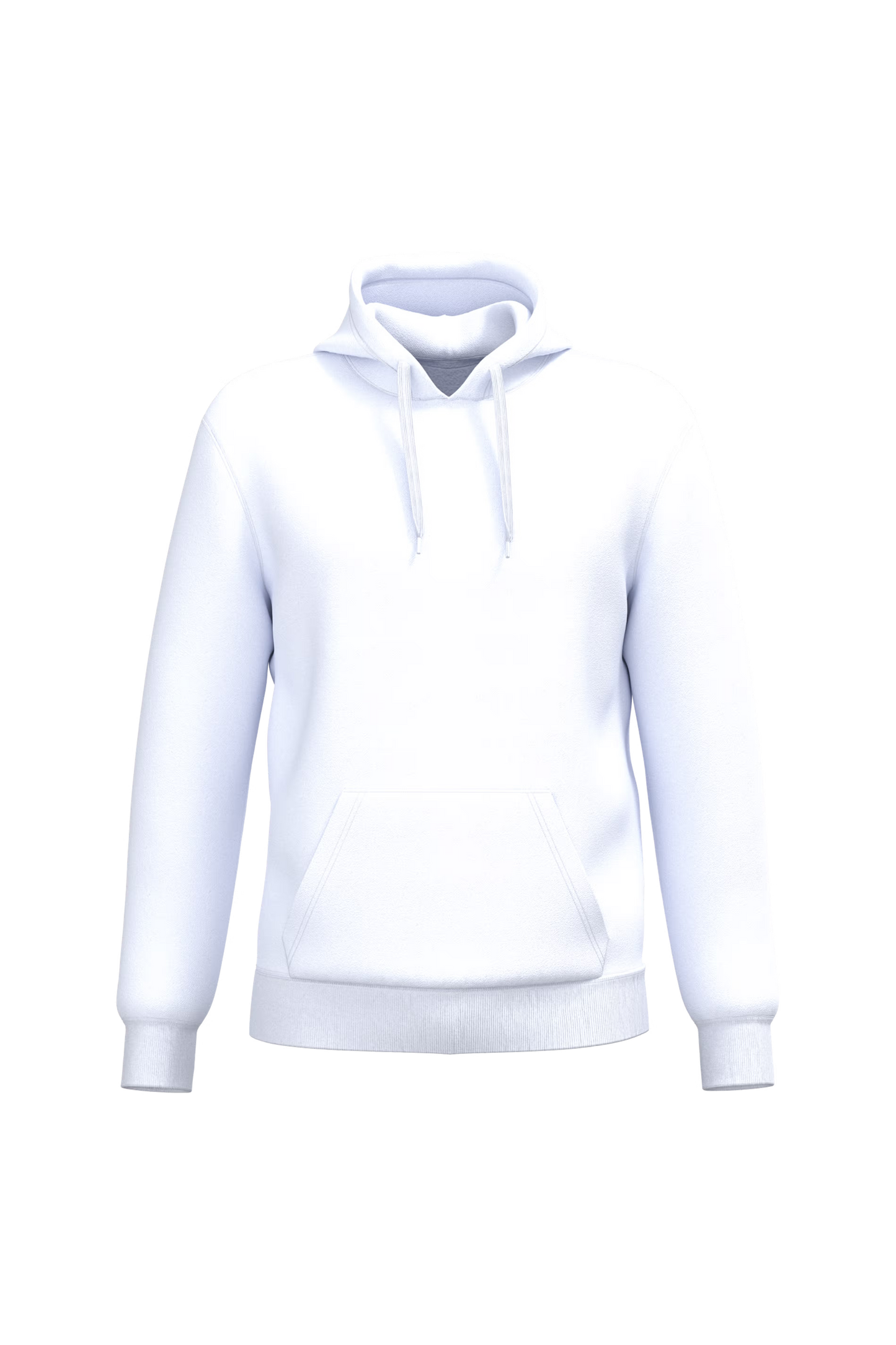 Sweat à capuche recyclé K4041 KARIBAN blanc - 280g/m²