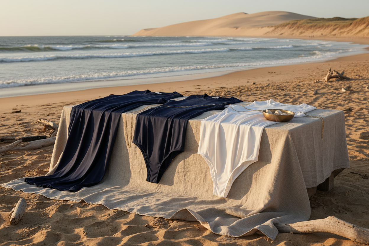 Collection COCO PYLA - Mode lifestyle Bassin d'Arcachon - Vêtements en Tencel et accessoires de plage