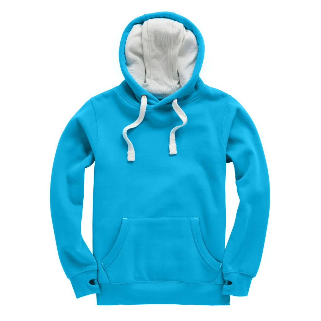 Sweat à capuche CRW89PF Cotton Ridge Sea Blue Orchid White personnalisable - COCO PYLA Biscarrosse Plage