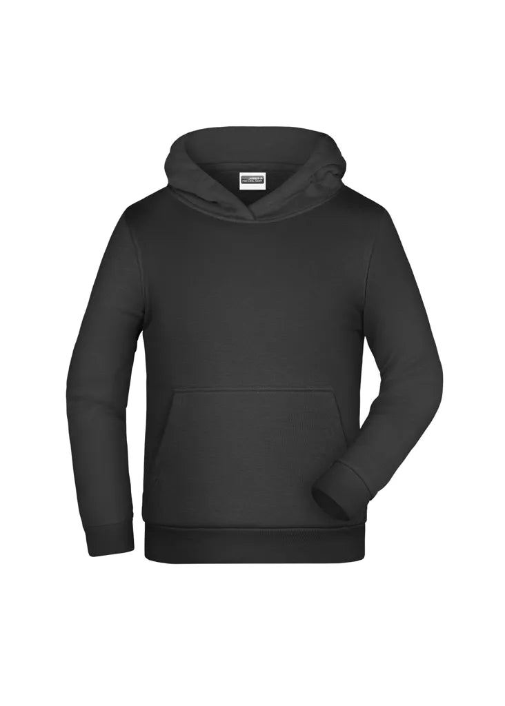 Sweat capuche enfant Daiber JN796K noir personnalisation express Biscarrosse