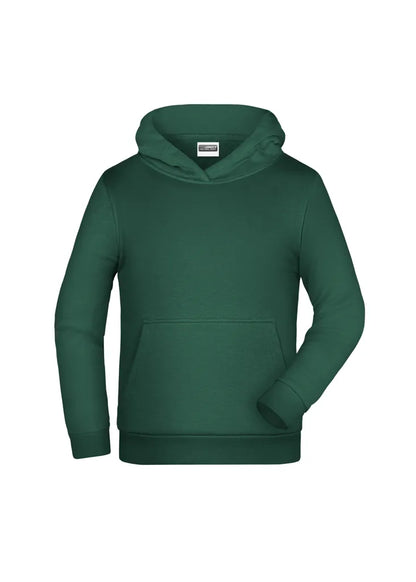 Sweat capuche enfant Daiber JN796K vert foncé personnalisation express Biscarrosse