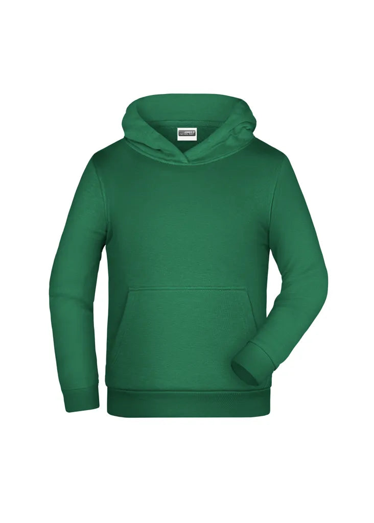 Sweat capuche enfant Daiber JN796K vert irlandais personnalisation express Biscarrosse