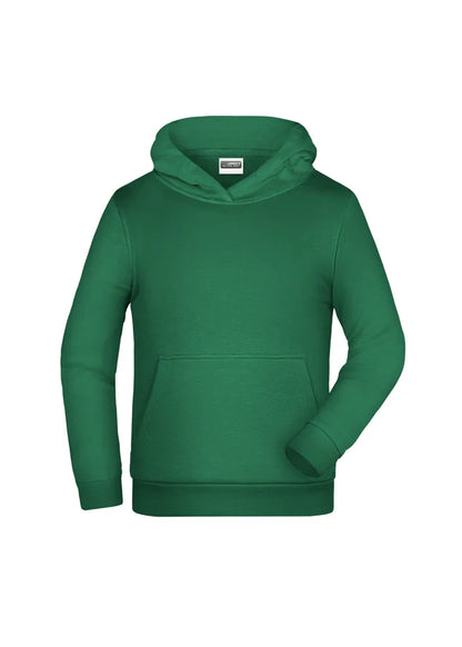 Sweat capuche enfant Daiber JN796K vert irlandais personnalisation express Biscarrosse