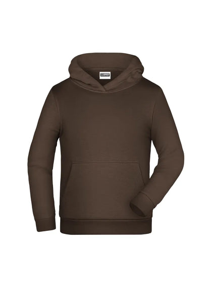 Sweat capuche enfant Daiber JN796K marron personnalisation express Biscarrosse