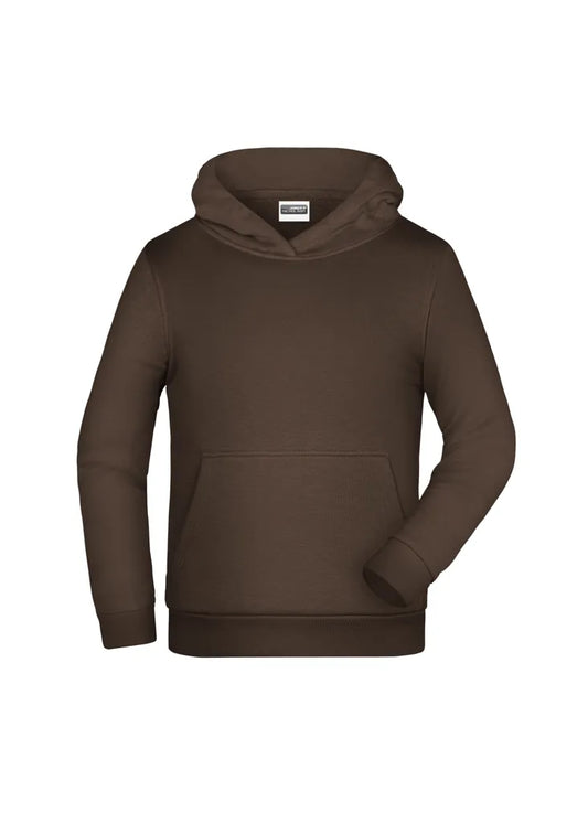 Sweat capuche enfant Daiber JN796K marron personnalisation express Biscarrosse