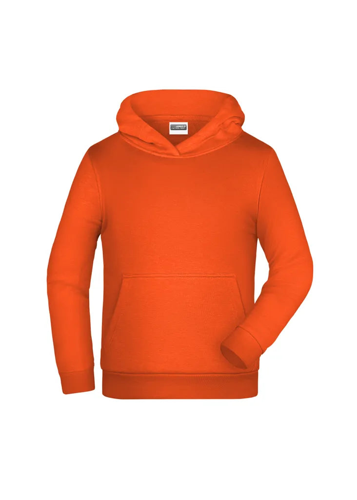 Sweat capuche enfant Daiber JN796K orange personnalisation express Biscarrosse