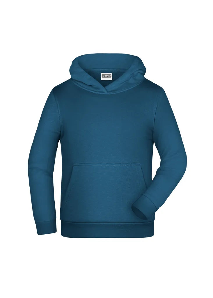 Sweat capuche enfant Daiber JN796K pétrole personnalisation express Biscarrosse