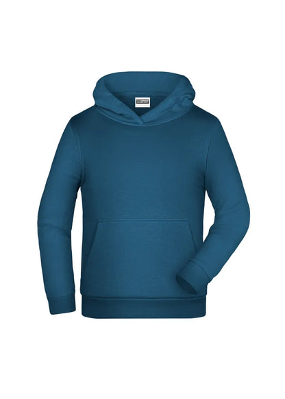 Sweat capuche enfant Daiber JN796K pétrole personnalisation express Biscarrosse