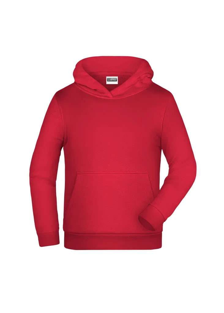 Sweat capuche enfant Daiber JN796K rouge personnalisation express Biscarrosse