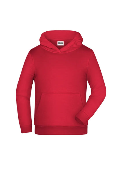 Sweat capuche enfant Daiber JN796K rouge personnalisation express Biscarrosse