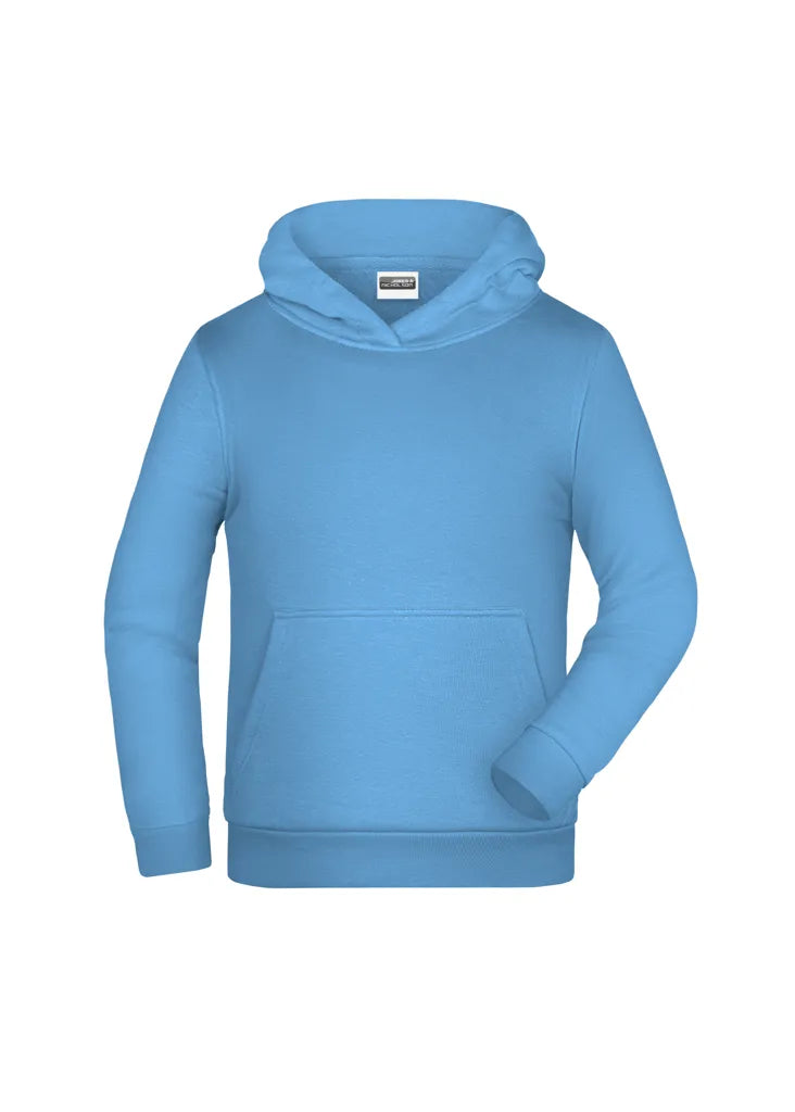 Sweat capuche enfant Daiber JN796K bleu ciel personnalisation express Biscarrosse