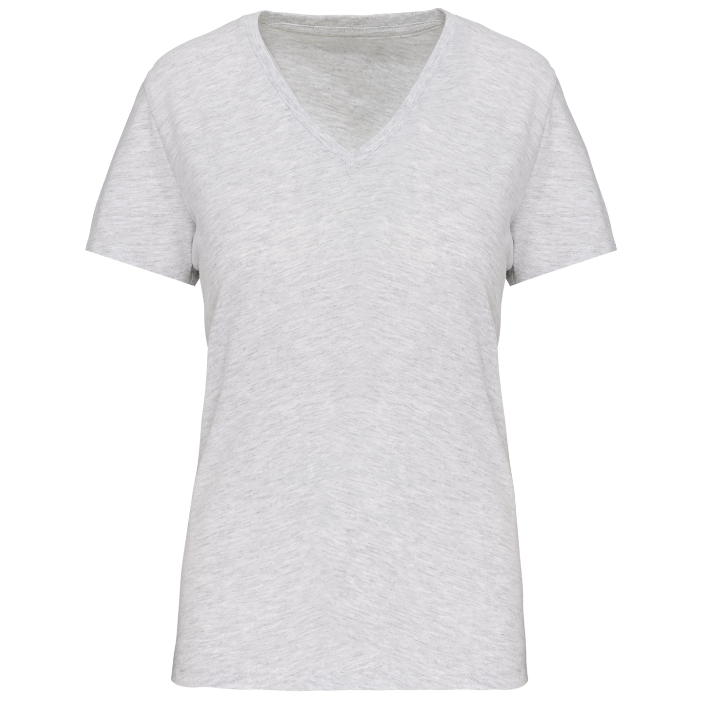 T-shirt col V femme K3029IC bio ash heather 145g/m² KARIBAN personnalisable express 1h