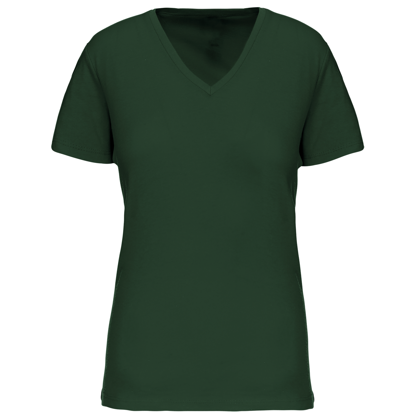 T-shirt col V femme K3029IC bio forest green 145g/m² KARIBAN personnalisable express 1h