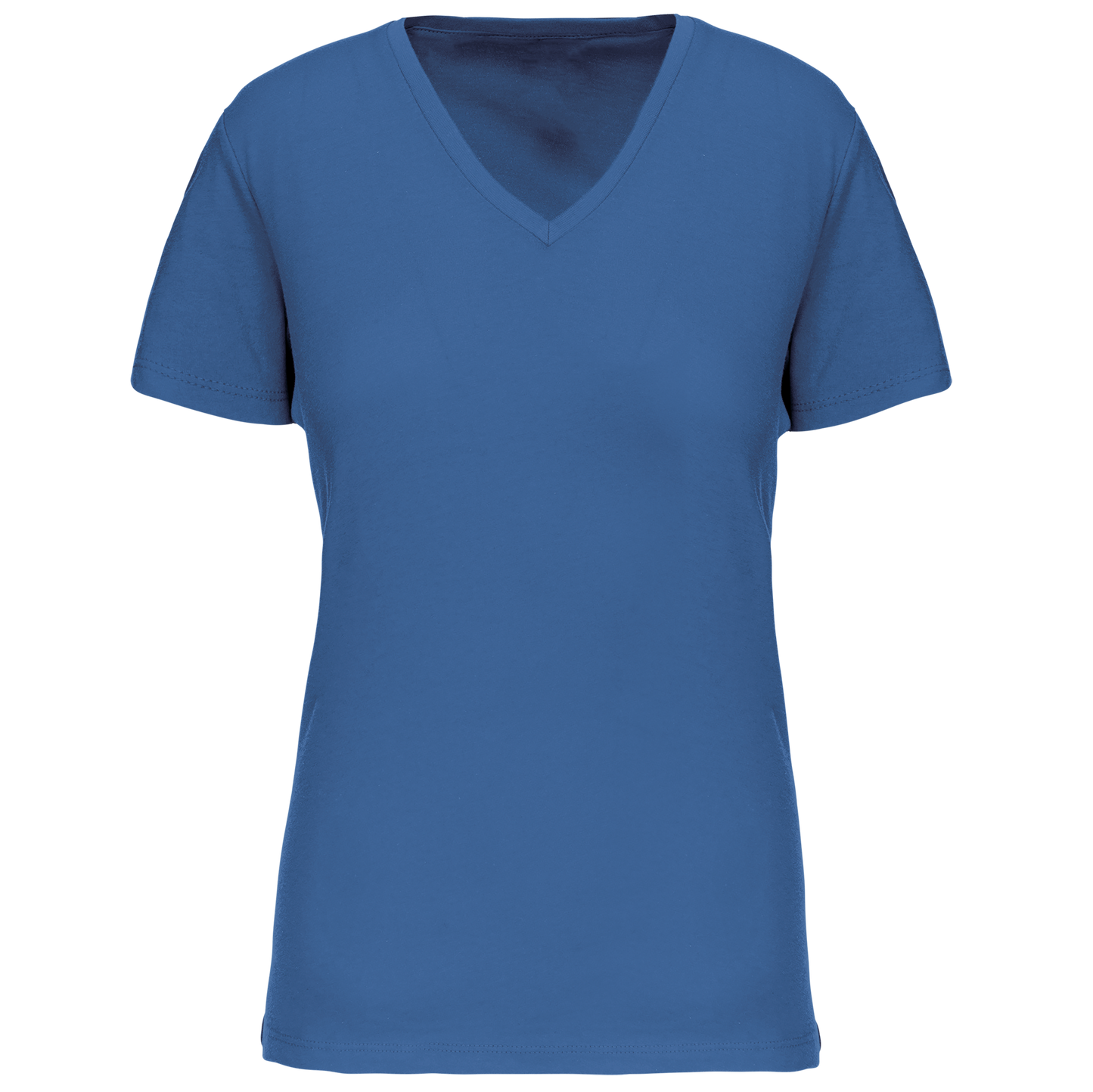 T-shirt col V femme K3029IC bio light royal blue 145g/m² KARIBAN personnalisable express 1h