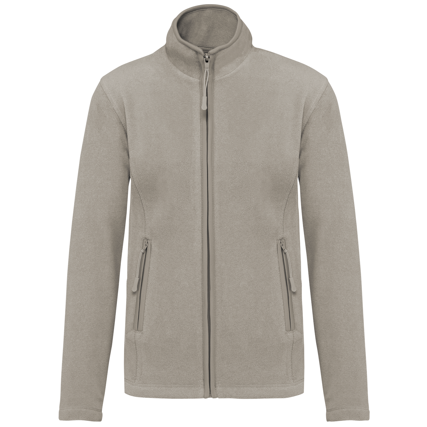 Veste micropolaire zippée femme Kariban K907 beige personnalisation express Biscarrosse Plage

