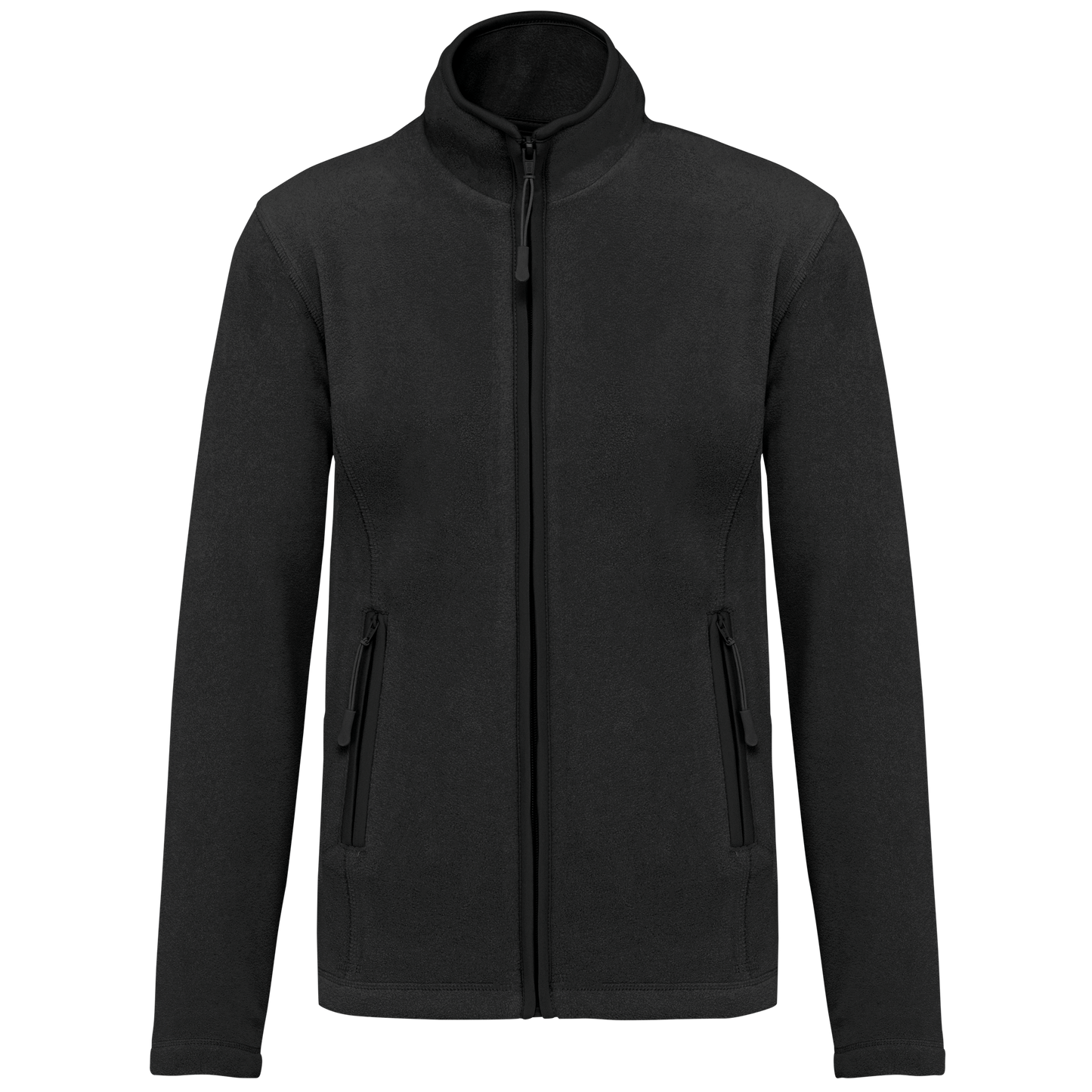 Veste micropolaire zippée femme Kariban K907 noir personnalisation express Biscarrosse Plage

