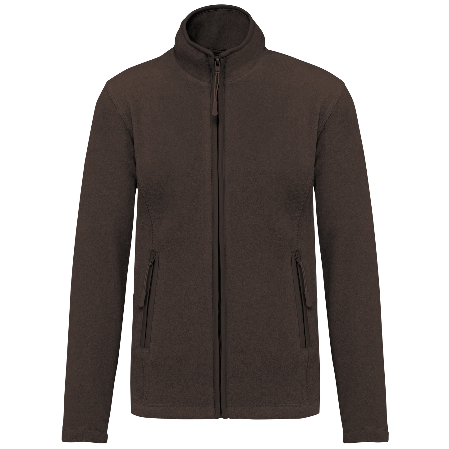 Veste micropolaire zippée femme Kariban K907 chocolat personnalisation express Biscarrosse Plage


