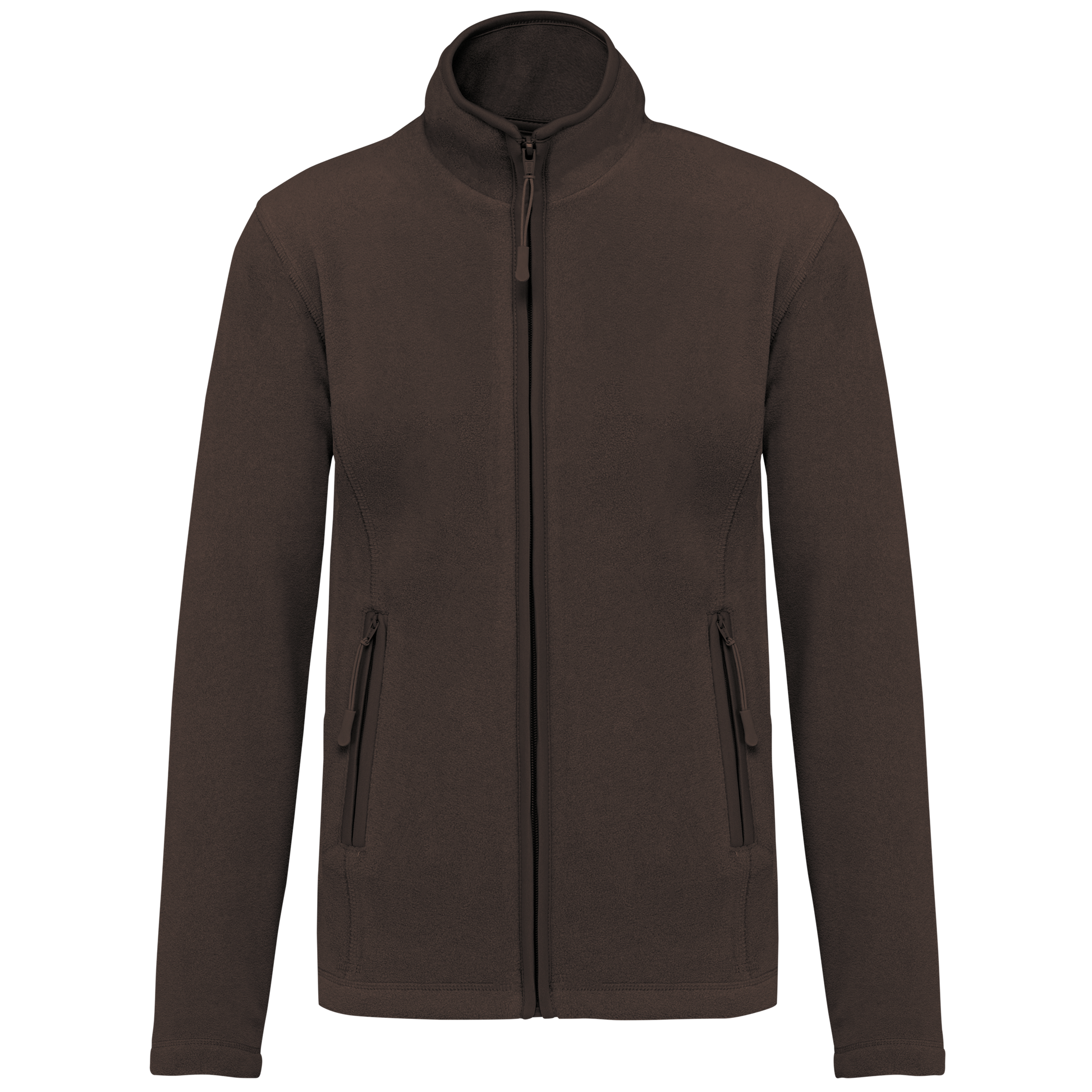 Veste micropolaire zippée femme Kariban K907 chocolat personnalisation express Biscarrosse Plage

