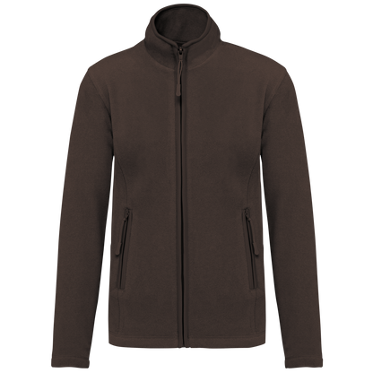 Veste micropolaire zippée femme Kariban K907 chocolat personnalisation express Biscarrosse Plage

