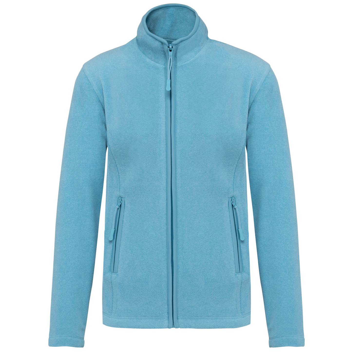 Veste micropolaire zippée femme Kariban K907 bleu chiné nuageux personnalisation express Biscarrosse Plage

