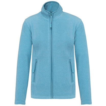 Veste micropolaire zippée femme Kariban K907 bleu chiné nuageux personnalisation express Biscarrosse Plage

