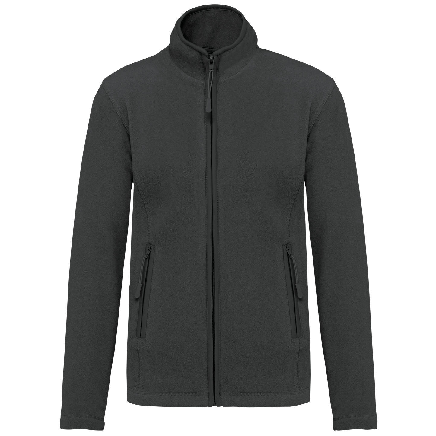 Veste micropolaire zippée femme Kariban K907 gris foncé personnalisation express Biscarrosse Plage

