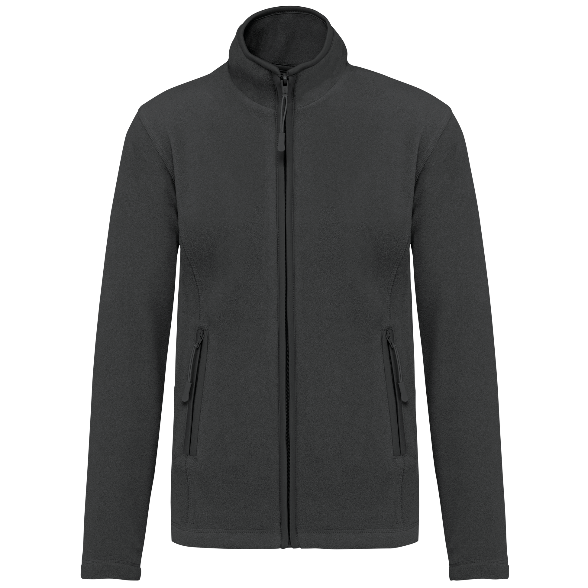 Veste micropolaire zippée femme Kariban K907 gris foncé personnalisation express Biscarrosse Plage

