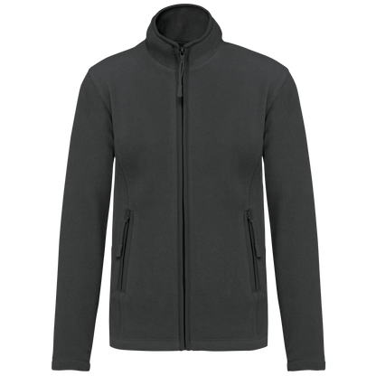 Veste micropolaire zippée femme Kariban K907 gris foncé personnalisation express Biscarrosse Plage

