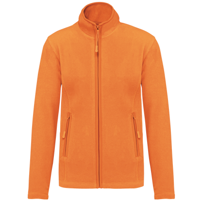 Veste micropolaire zippée femme Kariban K907 orange fluorescent personnalisation express Biscarrosse Plage

