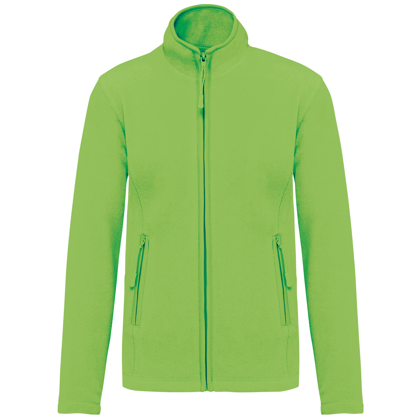 Veste micropolaire zippée femme Kariban K907 citron vert personnalisation express Biscarrosse Plage

