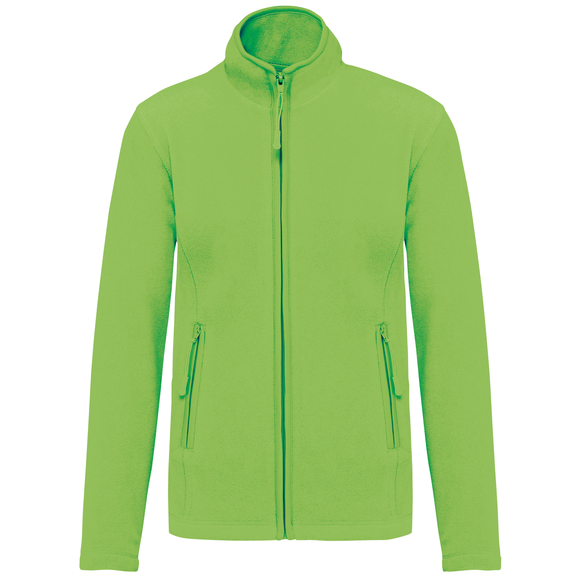 Veste micropolaire zippée femme Kariban K907 citron vert personnalisation express Biscarrosse Plage

