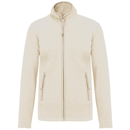 Veste micropolaire zippée femme Kariban K907 naturel personnalisation express Biscarrosse Plage

