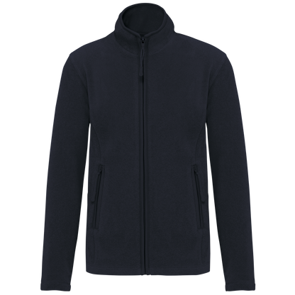 Veste micropolaire zippée femme Kariban K907 bleu marine personnalisation express Biscarrosse Plage

