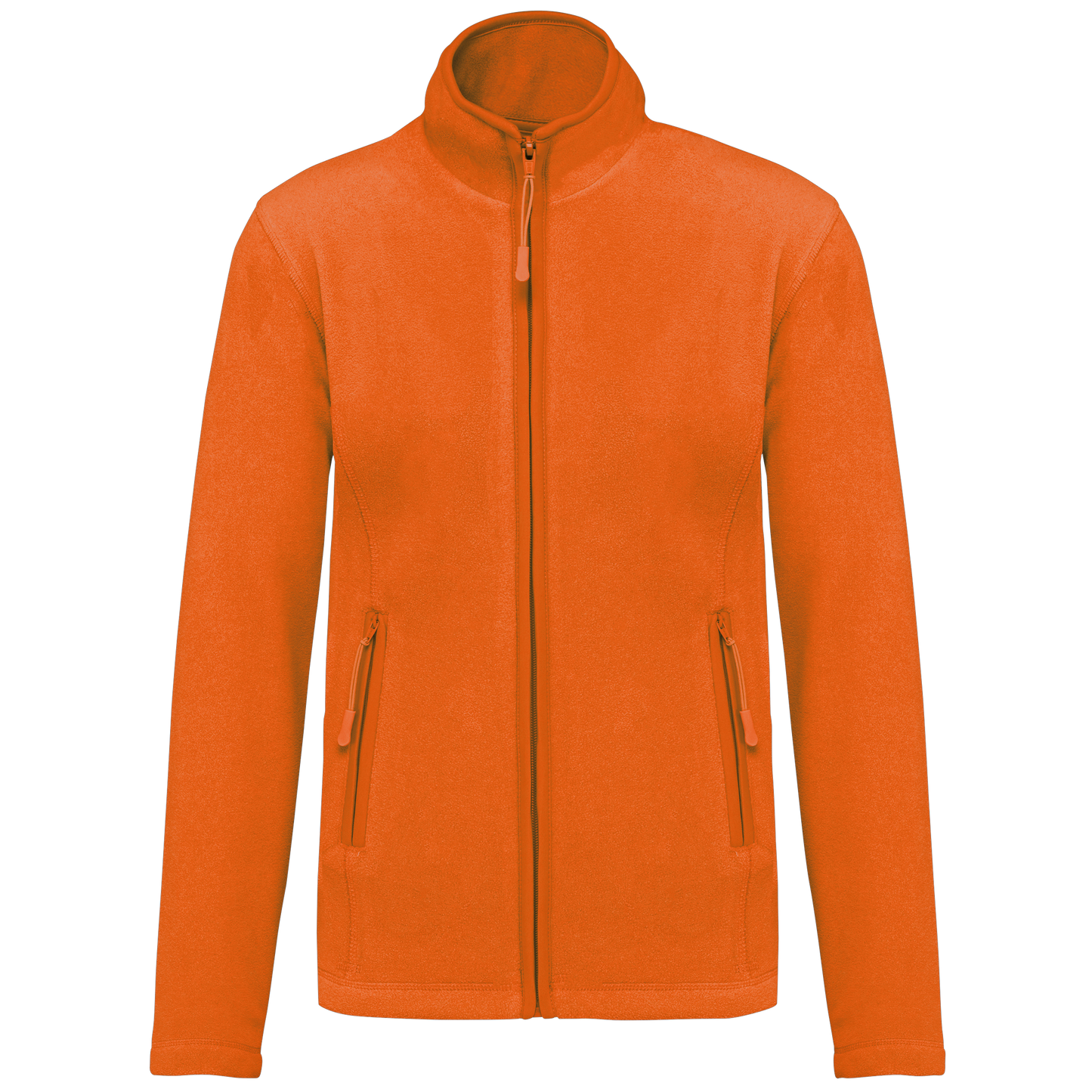 Veste micropolaire zippée femme Kariban K907 orange personnalisation express Biscarrosse Plage

