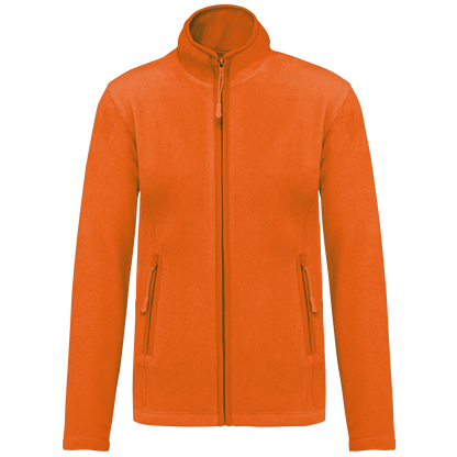 Veste micropolaire zippée femme Kariban K907 orange personnalisation express Biscarrosse Plage

