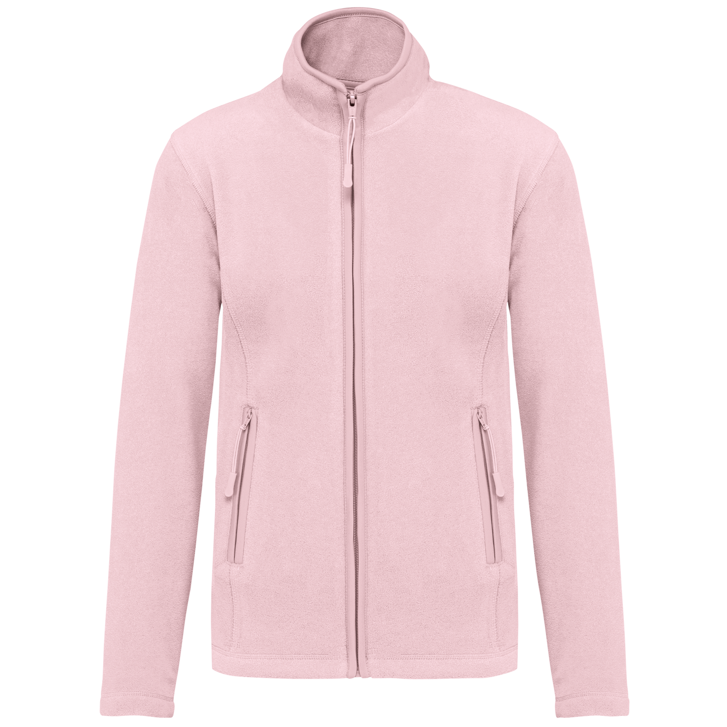 Veste micropolaire zippée femme Kariban K907 rose clair personnalisation express Biscarrosse Plage

