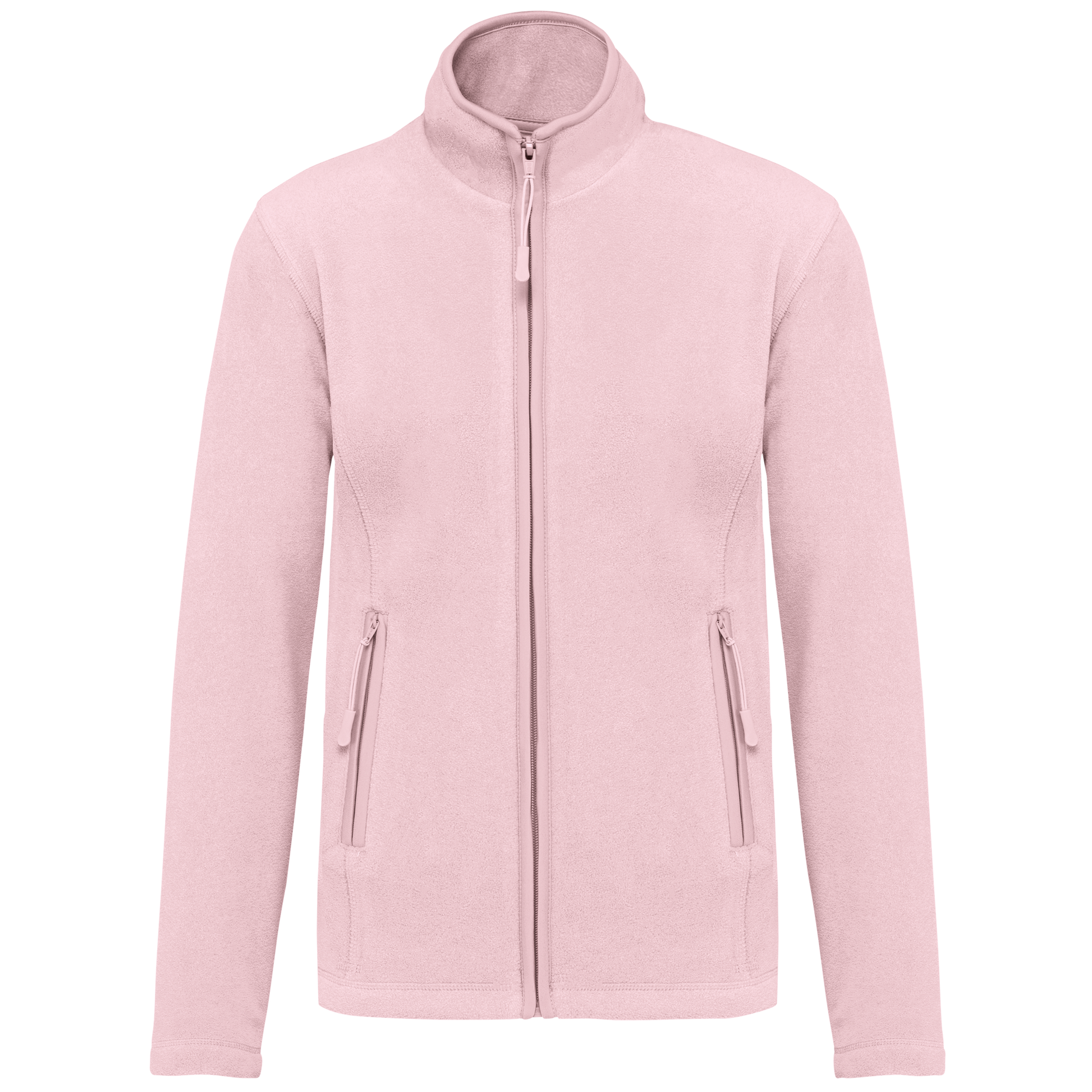 Veste micropolaire zippée femme Kariban K907 rose clair personnalisation express Biscarrosse Plage

