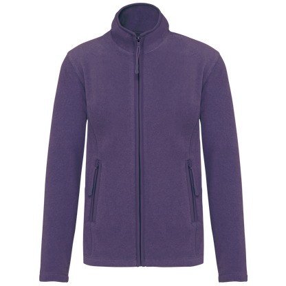 Veste micropolaire zippée femme Kariban K907 violet personnalisation express Biscarrosse Plage

