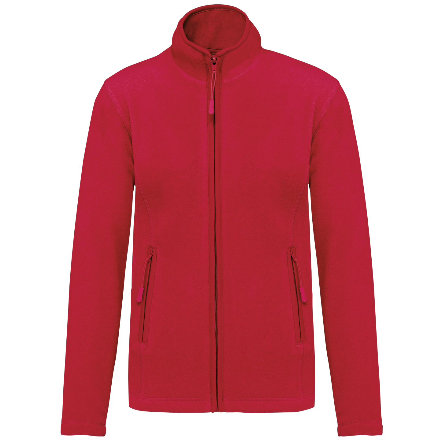 Veste micropolaire zippée femme Kariban K907 rouge personnalisation express Biscarrosse Plage

