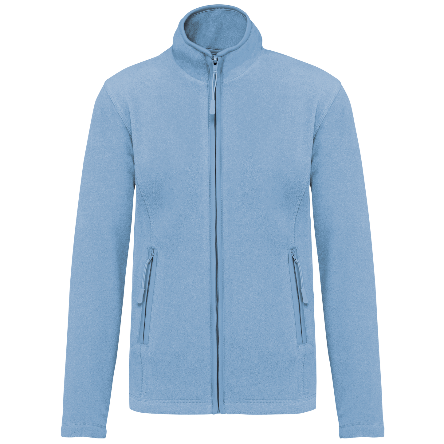 Veste micropolaire zippée femme Kariban K907 bleu ciel personnalisation express Biscarrosse Plage


