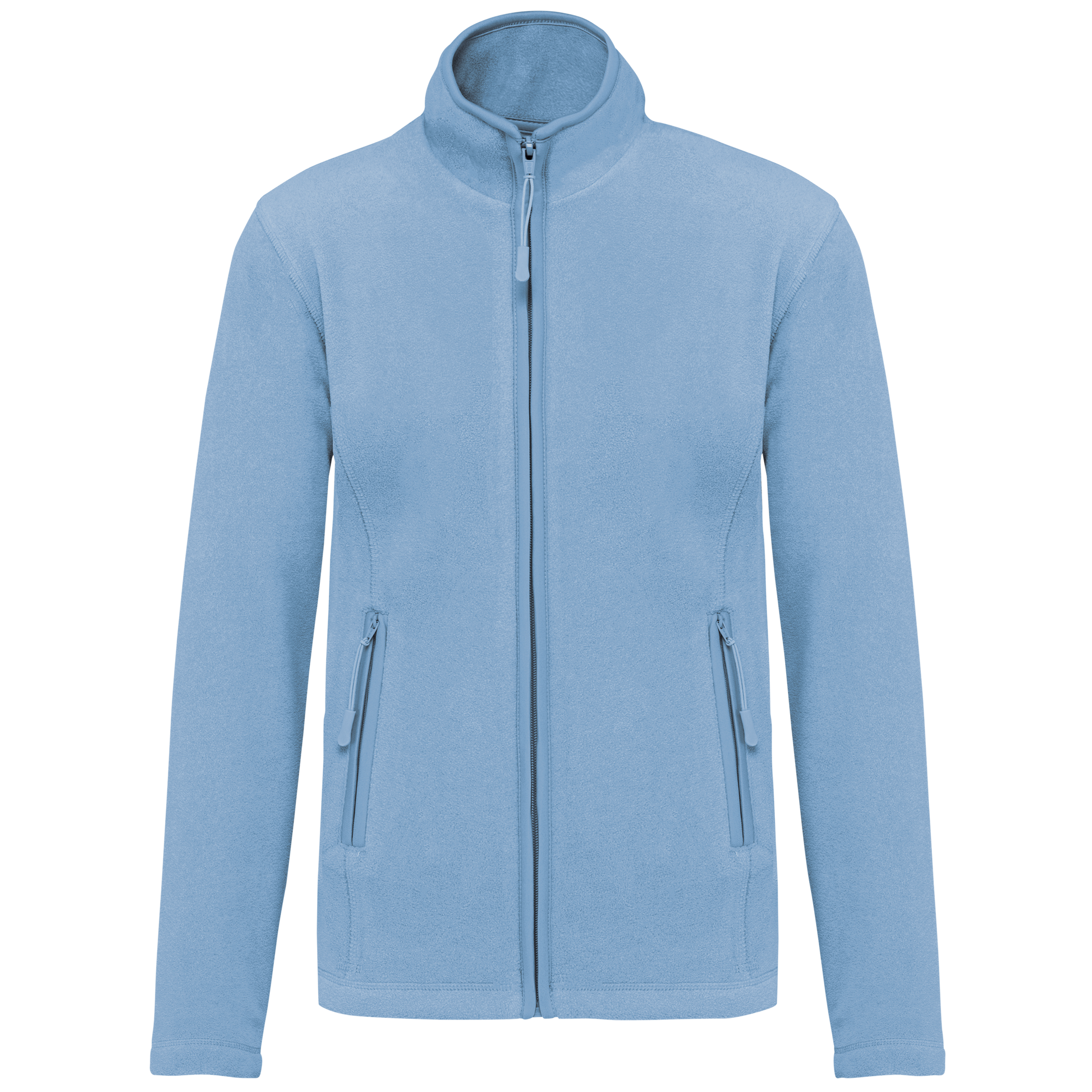 Veste micropolaire zippée femme Kariban K907 bleu ciel personnalisation express Biscarrosse Plage

