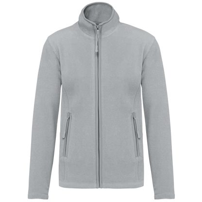 Veste micropolaire zippée femme Kariban K907 gris clair personnalisation express Biscarrosse Plage


