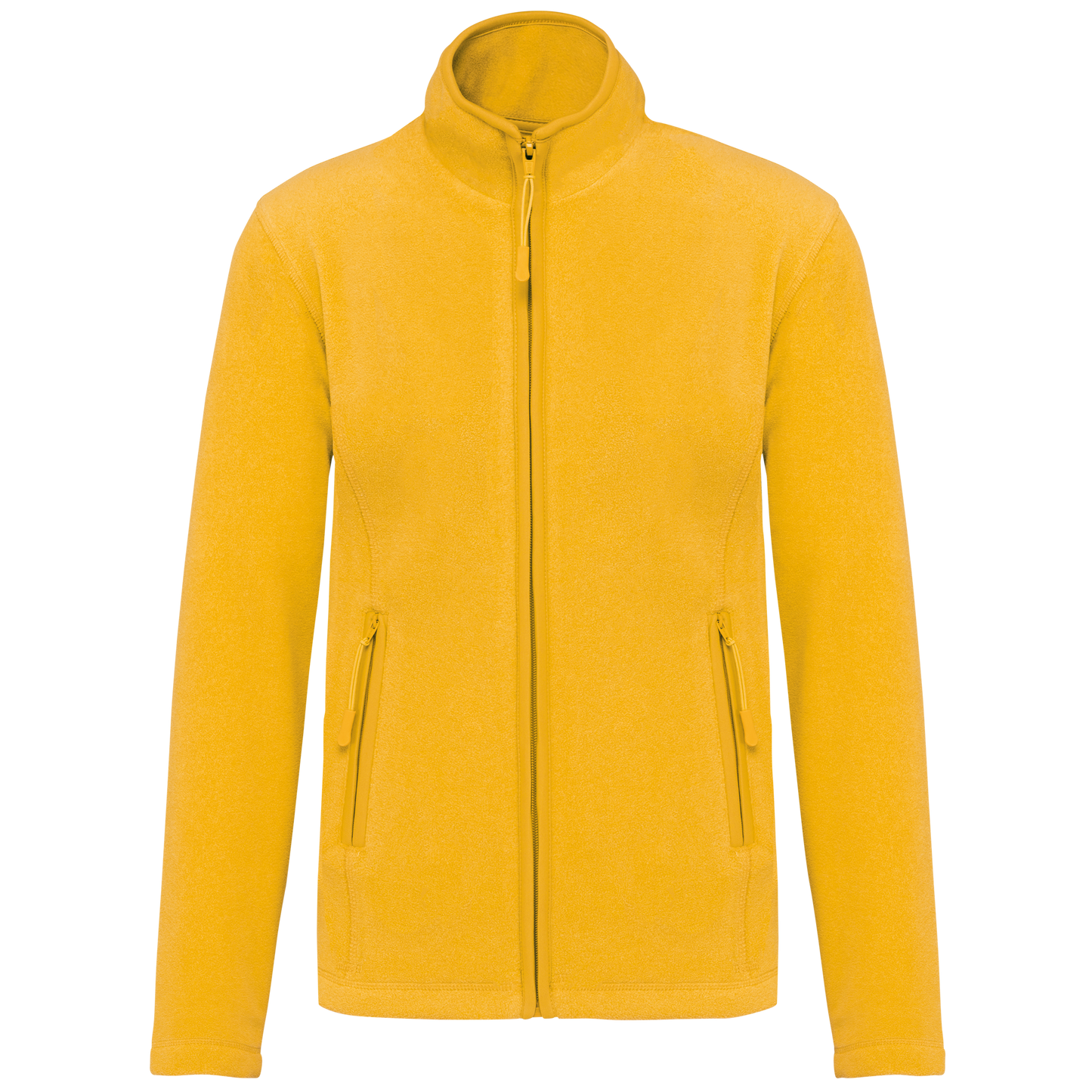 Veste micropolaire zippée femme Kariban K907 jaune personnalisation express Biscarrosse Plage

