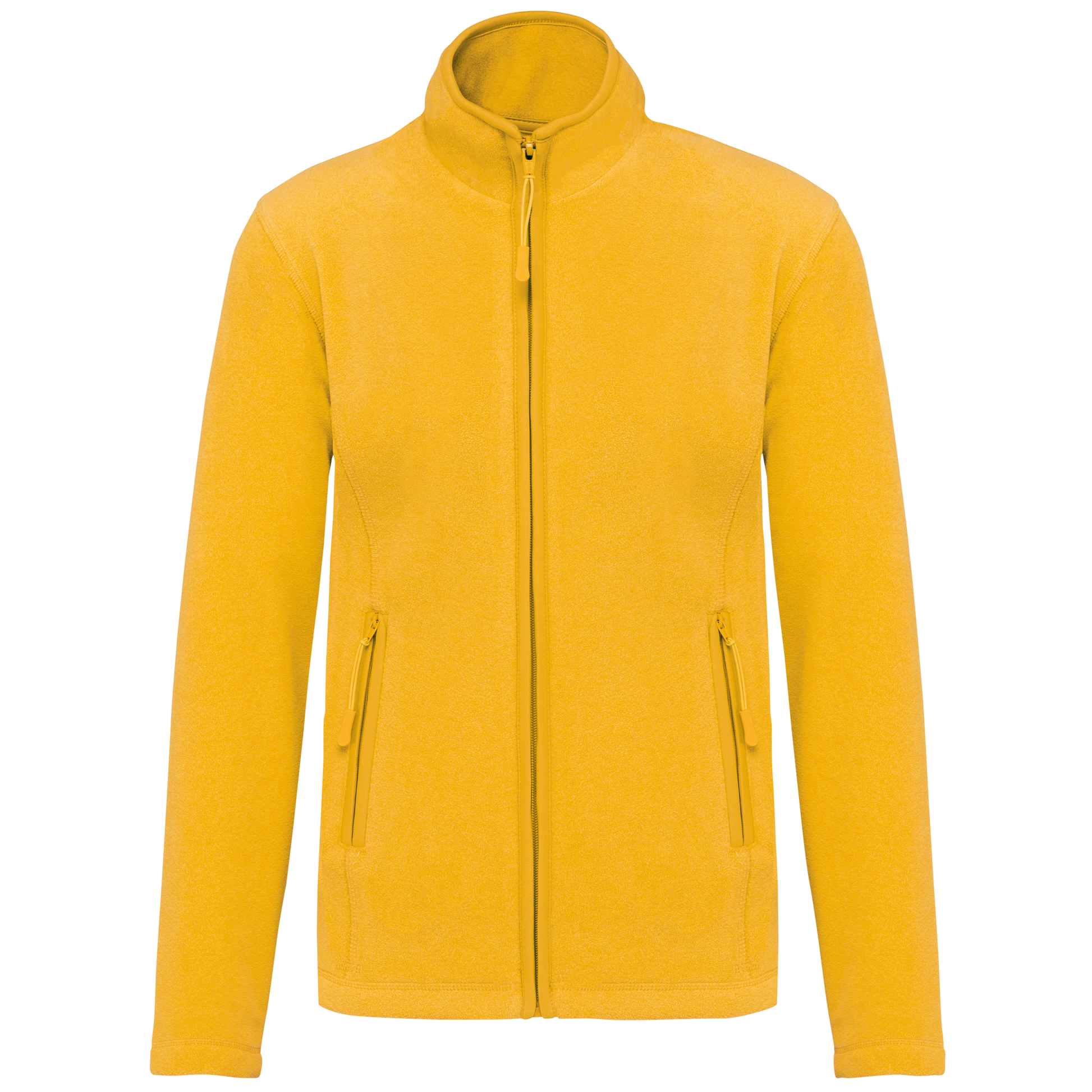 Veste micropolaire zippée femme Kariban K907 jaune personnalisation express Biscarrosse Plage

