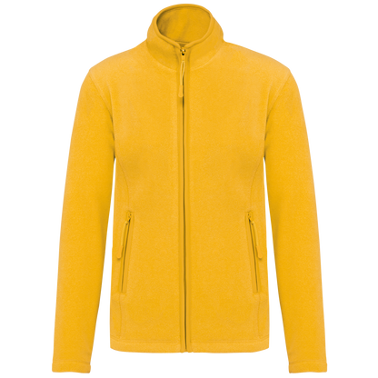 Veste micropolaire zippée femme Kariban K907 jaune personnalisation express Biscarrosse Plage

