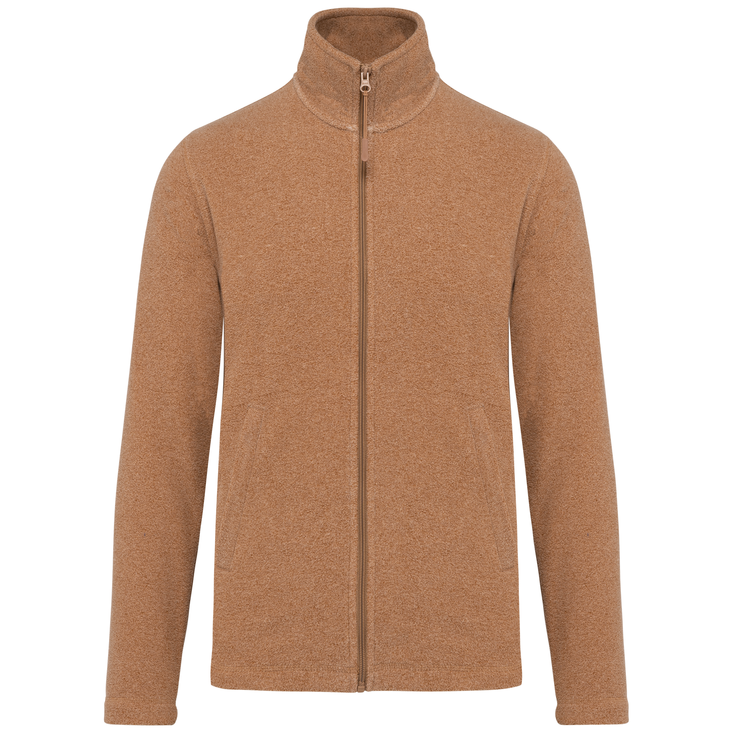 Veste Micropolaire K911 Kariban Homme Camel Heather - Personnalisation Express 1h Biscarrosse