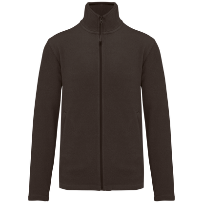 Veste Micropolaire K911 Kariban Homme Chocolate - Personnalisation Express 1h Biscarrosse