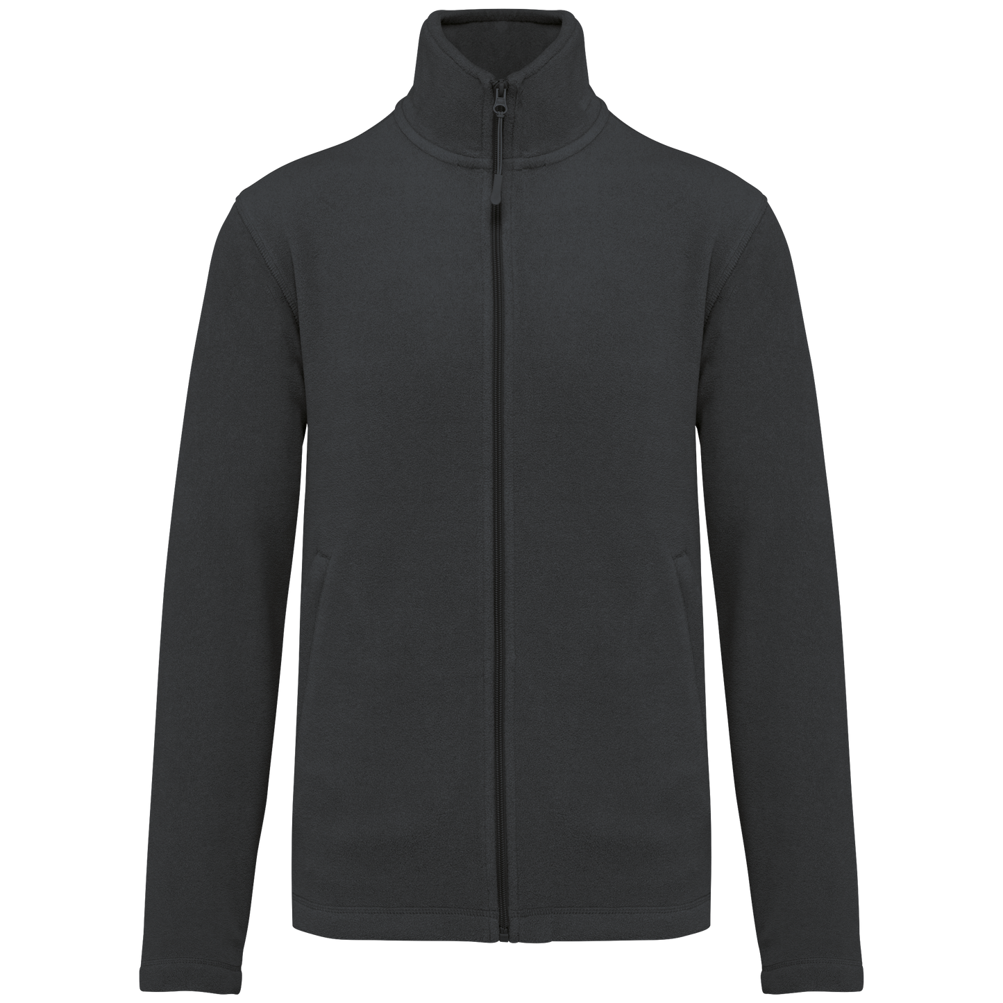 Veste Micropolaire K911 Kariban Homme Dark Grey - Personnalisation Express 1h Biscarrosse