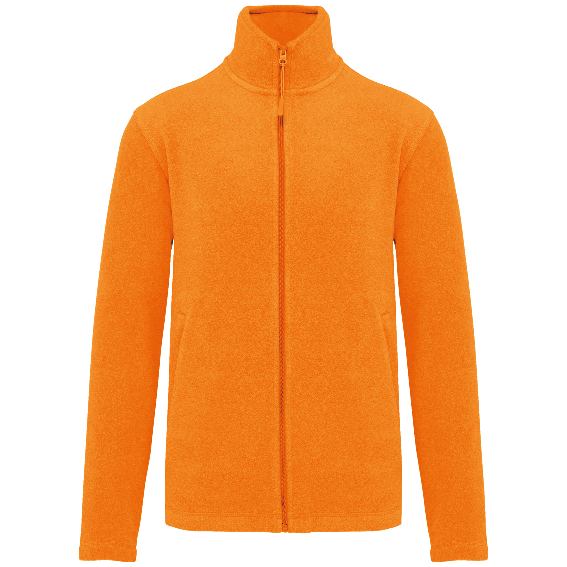 Veste Micropolaire K911 Kariban Homme Orange Fluo - Personnalisation Express 1h Biscarrosse