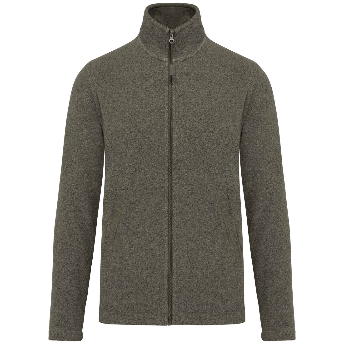Veste Micropolaire K911 Kariban Homme Green Marble Heather - Personnalisation Express 1h Biscarrosse